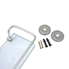 Acessório Banheiro Lavatório Porta Shampoo Vidro Luxo 30cm