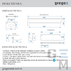 Acessórios De Banheiro Duplo Com Prateleira Prátika 801pk 