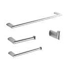 Acessórios De Banheiro Kit 4pçs Suporte Toalhas Papeleira