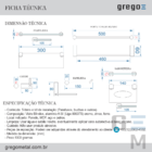 Acessórios De Banheiro Metal 5 Peças Luxo Slim 501lsb