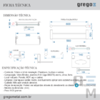 Acessórios De Banheiro Porta Toalha Duplo Luxo Plus 502lpa