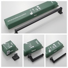 Acessórios De Banheiro Preto Fosco Linha Luxo 4 Pçs Parede