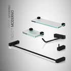 Acessórios Kit para Banheiro Preto Fosco 5 Peças 2110 Troia