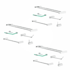 Acessórios Para Banheiro 3 Kits (15 Peças) 800pk3 Prátika