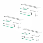 Acessórios Para Banheiro 3 Kits (15 Peças) 802pk3 Prátika