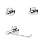 Acessórios Para Banheiro 3 Pçs Com Acabamento Polido Premium