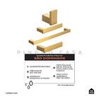 Acessórios Para Banheiro 4 Peças Aço Inox 304 São Domingos Pi