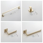 Acessórios Para Banheiro Dourado Toalheiro Papeleira Aço Inox