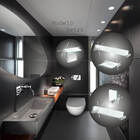 Acessórios Para Banheiro Em Vidro 5 Peças Retrô 220rt Grego M