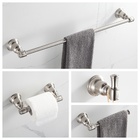 Acessórios Para Banheiro Escovado 4pçs Lavabo Luxuoso