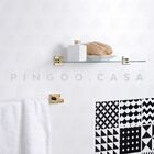 Acessórios Para Banheiro Quadrado 6 Peças São Francisco Pingo