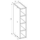 Acessórios Para Cozinha Nicho Garrafeiro 100% Mdf Branco 3043