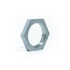 Aci-11 Contraporca Aço Inox 304 Rosca Bsp Ø1/4