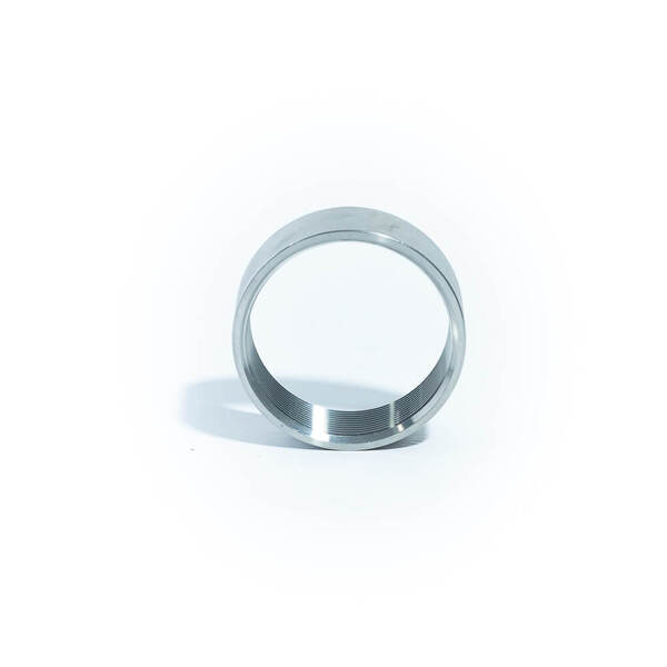 Aci-12c Meia Luva Lisa Aço Inox 304 Rosca Npt Ø1.1/2