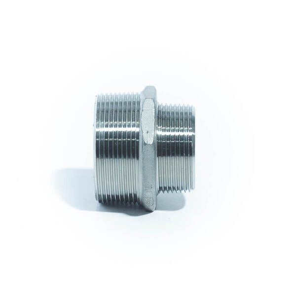 Aci-7a Niple De Redução Aço Inox 316 Rosca Bsp Selecione O Di