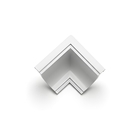Aci Simples de PVC 30x19cm Branco 4 Unidades New Plast