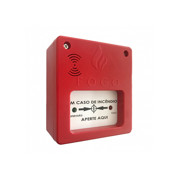 Acionador Manual com Sirene 12/24v Segurimax