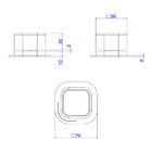 Acionamento Monocomando Deca You 4990.cl105.mt Quadrado De Ba