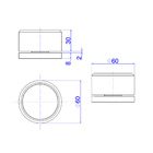 Acionamento Torneira Deca You 4991.cl104.mt De Bancada Redond