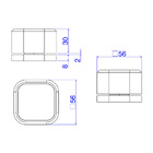 Acionamento Torneira Deca You 4991.lv105.mt Quadrado De Banca