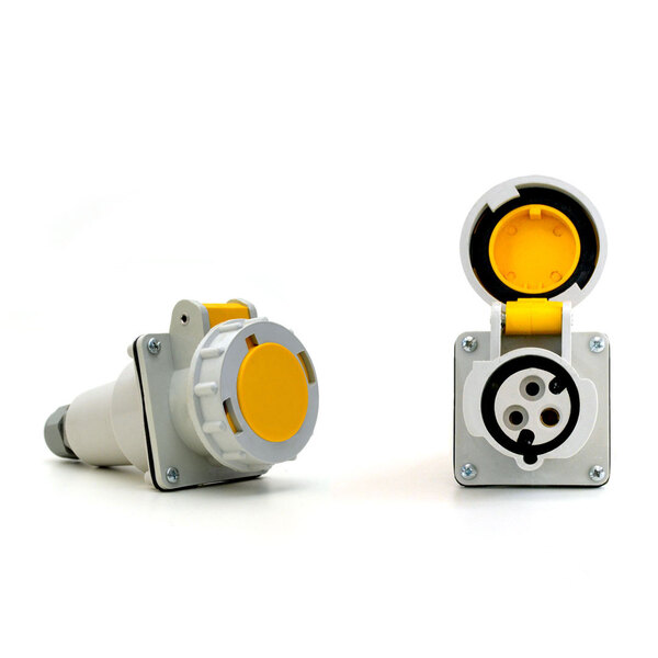 Acoplamento Industrial 2p+t 16a 110/130v Ip67 Strahl Pa3054