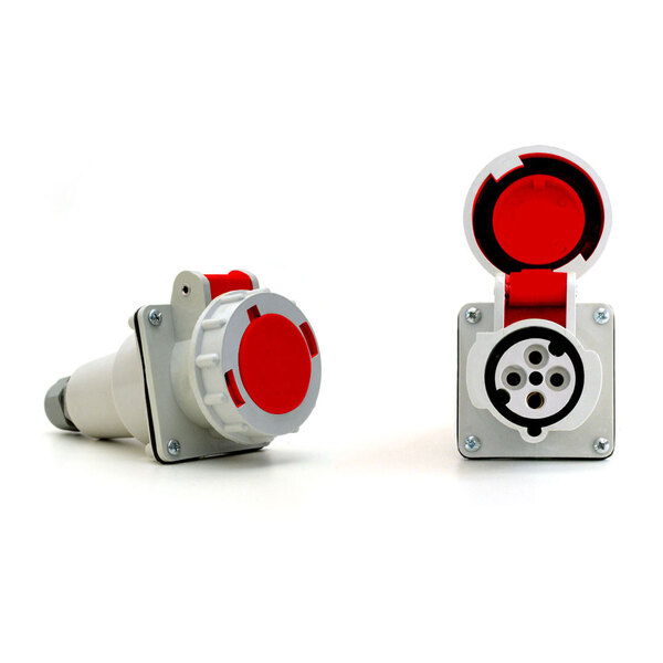 Acoplamento Industrial 3p+t 32a 380/440v Ip67 Strahl Pa4256