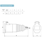 Acoplamento Soprano P-extensao 3p+t 32a 220v Ip44-9h