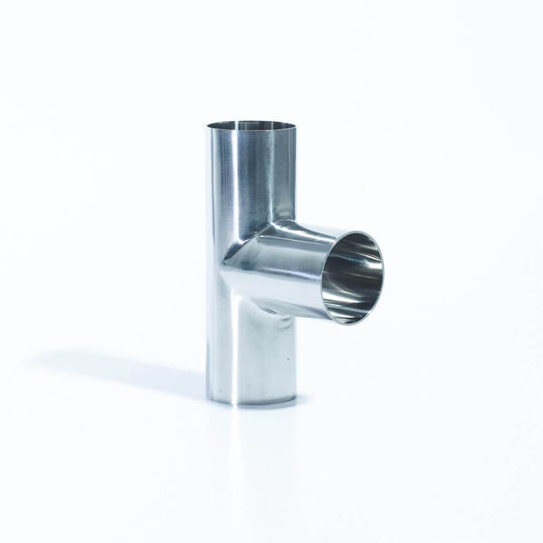 Acs-t90 Tê Longo Aço Inox 304/l Od Pipe Ø4