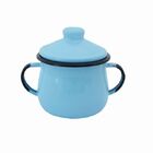 Açucareiro Aço Esmaltado 10 Azul Claro Ewel