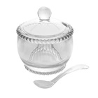 Açucareiro Cristal Com Colher Pearl Wolff 28379