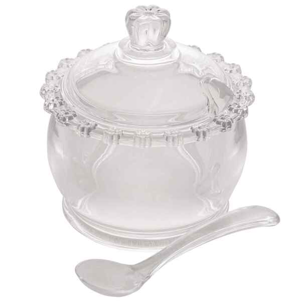 Açucareiro Cristal De Chumbo C/colher Daisy 28803 Rojemac