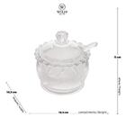 Açucareiro Cristal De Chumbo C/colher Daisy 28803 Rojemac