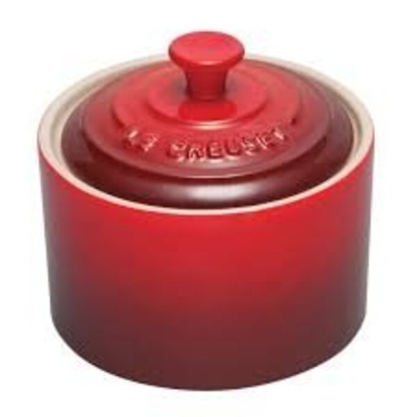 Açucareiro De Cerâmica - Oficial Le Creuset - Vermelho