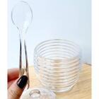 Açucareiro De Cristal C/colher E Tampa Colmeia 210ml - Lyor