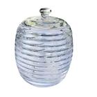 Açucareiro De Cristal C/colher E Tampa Colmeia 210ml - Lyor