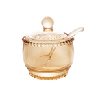 Açucareiro De Cristal Com Colher Pérolas 10x11cm - Wp Connect