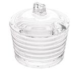 Açucareiro De Cristal Com Tampa Transparente Colmeia - Lyor
