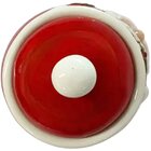 Açucareiro Decoração Natal Papai Noel Pote Em Cerâmica 14cm