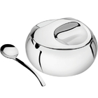 Acucareiro Em Aco Inox Com Colher Tramontina