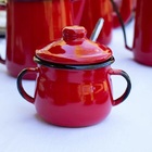 Acucareiro Em Agata - Vermelho - 350 Ml