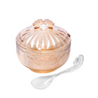 Açucareiro Imperial Com Colher De Cristal Ecológico Âmbar 12c