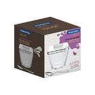 Açucareiro Tramontina Quadrata Transparente Com Tampa E Colhe