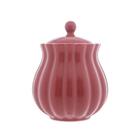 Açucareiro Wolff Pétala De Porcelana Vermelho 10,5cm X 8,5cm