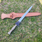 Adaga Javalizeira Punhal Monobloco Aço Inox 420c Cabo Chifre