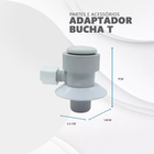 Adaptador 1/2 Bucha T Plástico Completo + Nip
