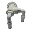 Adaptador Amanco Duplo  Lateral Para 2 Máq Lavar Esgoto - 350