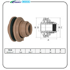 Adaptador Autoajustável Soldável Dn60x2" Amanco