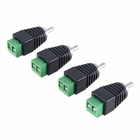 Adaptador Borne X RCA M 4 Unidades