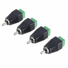 Adaptador Borne X RCA M 4 Unidades