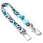 Adaptador Cinto De Segurança Cães Gatos  Azul Savana